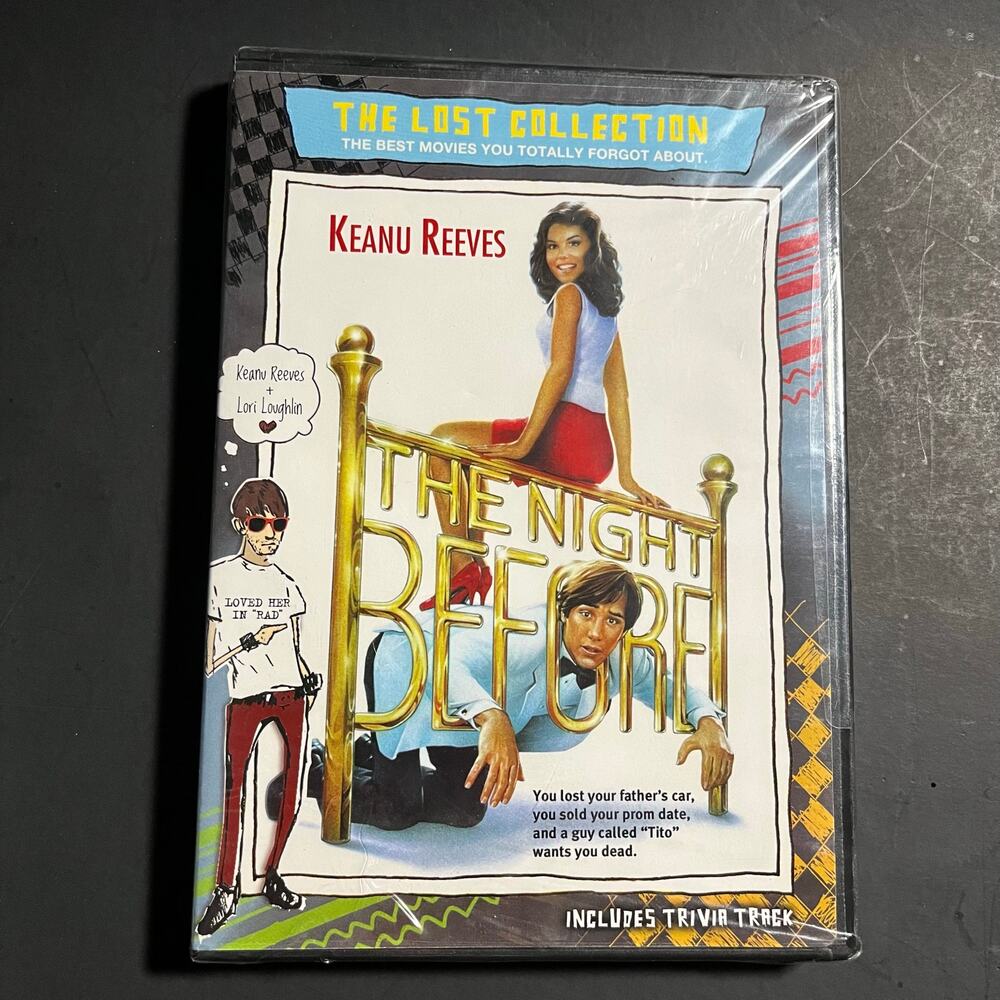 The Night Before (1988) DVD Keanu Reeves | The Lost Collection‎ | Factory Sealed